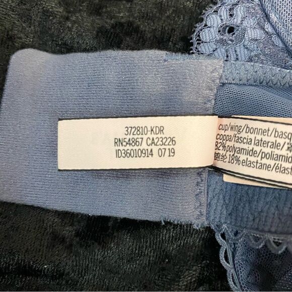 Victoria’s Secret 34DDD Bra NWT Dream Angels VS Push up without padding Blue - Picture 8 of 8